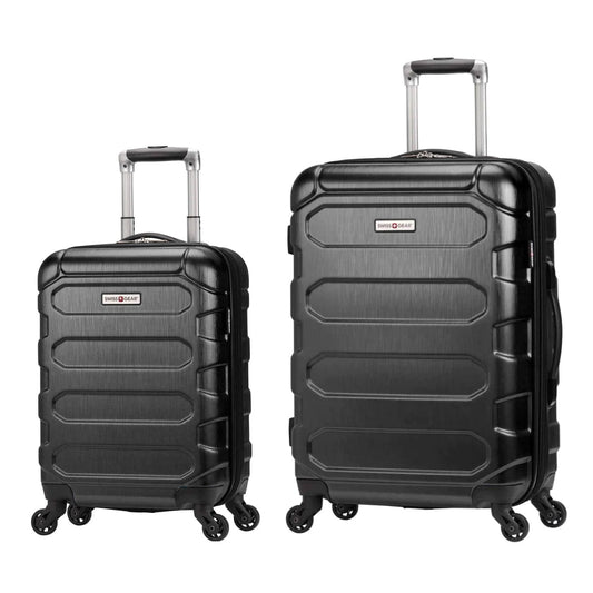 Swiss Gear Rupert 2-Piece Expandable Luggage Set - Carry-On & Medium - Black