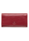 Mancini EQUESTRIAN-2 Ladies' RFID Secure Trifold Checkbook Wallet - Red