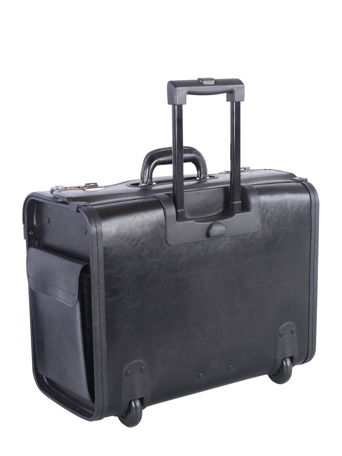 Nextech Leather Wheeled Business Case With Removable Portable Laptop Sleeve