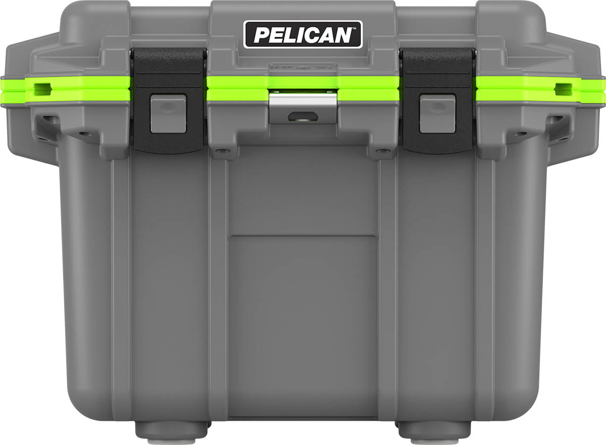 Pelican 30QT Elite Cooler - Dark Gray/Green