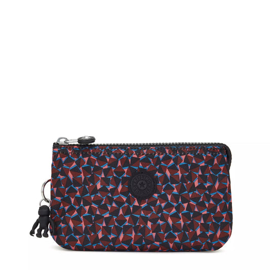 Kipling Creativity Large Printed Pouch - Happy Squares