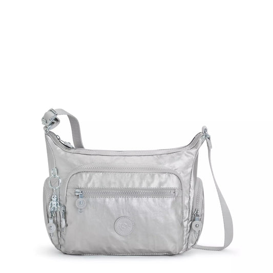 Kipling Gabbie Small Metallic Crossbody Bag - Bright Metallic