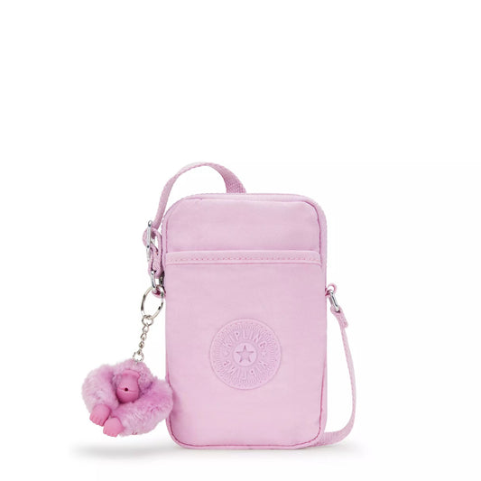 Kipling Tally Sac à Bandoulière pour Téléphone - Blooming Pink