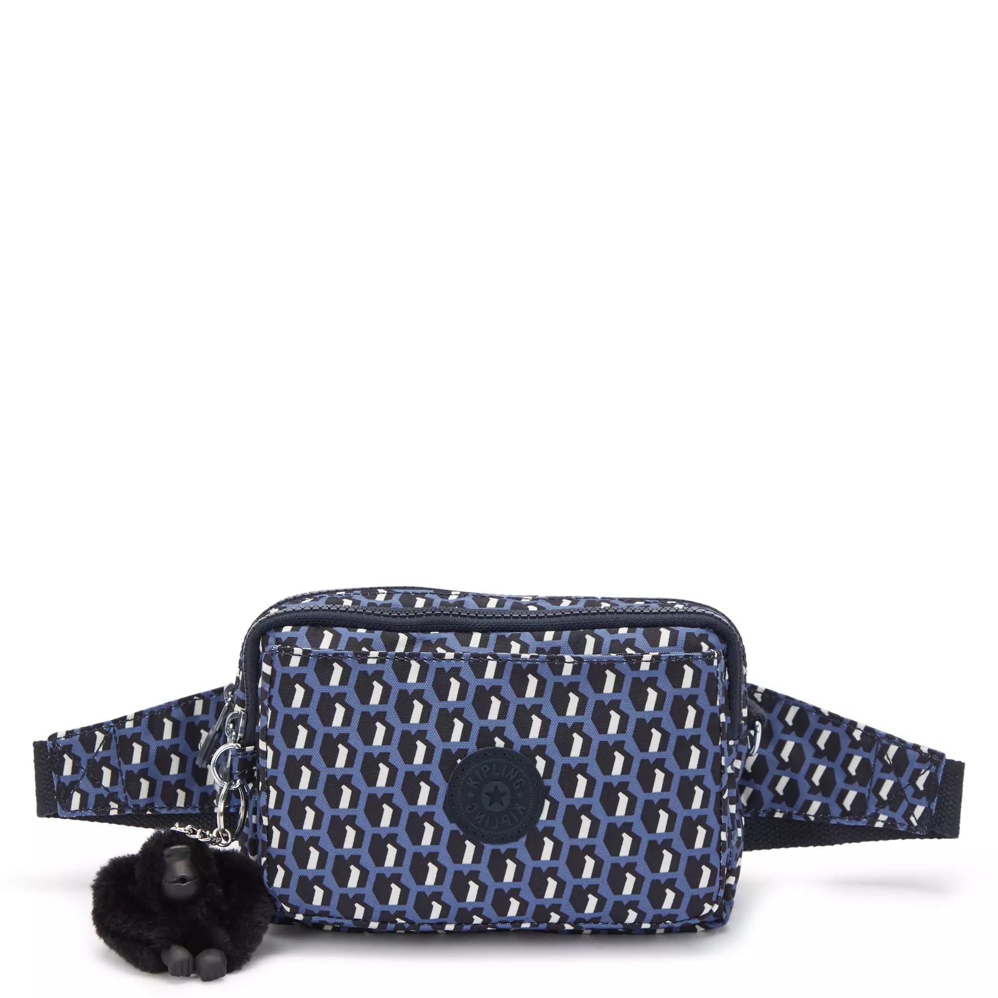 Kipling Abanu Multi Printed Convertible Crossbody Bag - 3D K Blue