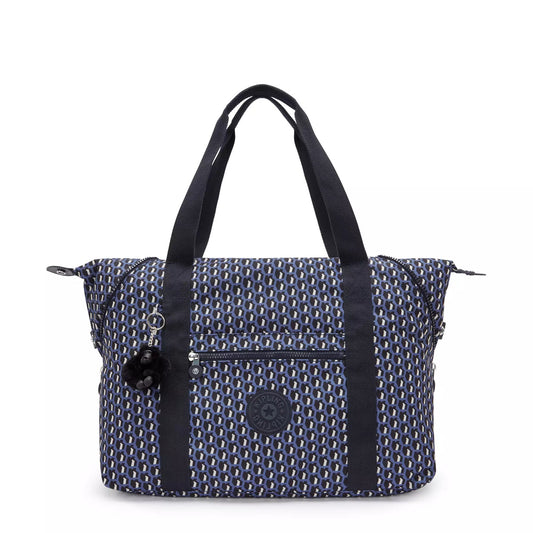 Kipling Art Sac fourre-tout imprimé moyen - 3D K Blue