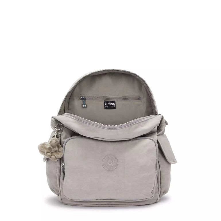 Kipling City Pack Medium Backpack - Grey Gris