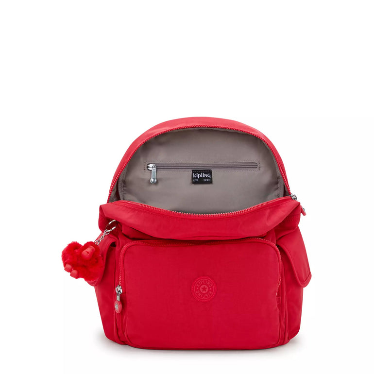 Kipling City Pack Medium Backpack - Red Rouge
