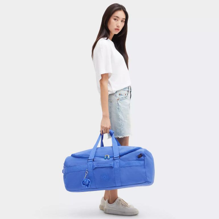 Kipling Jonis Medium Laptop Duffle Backpack - Havana Blue