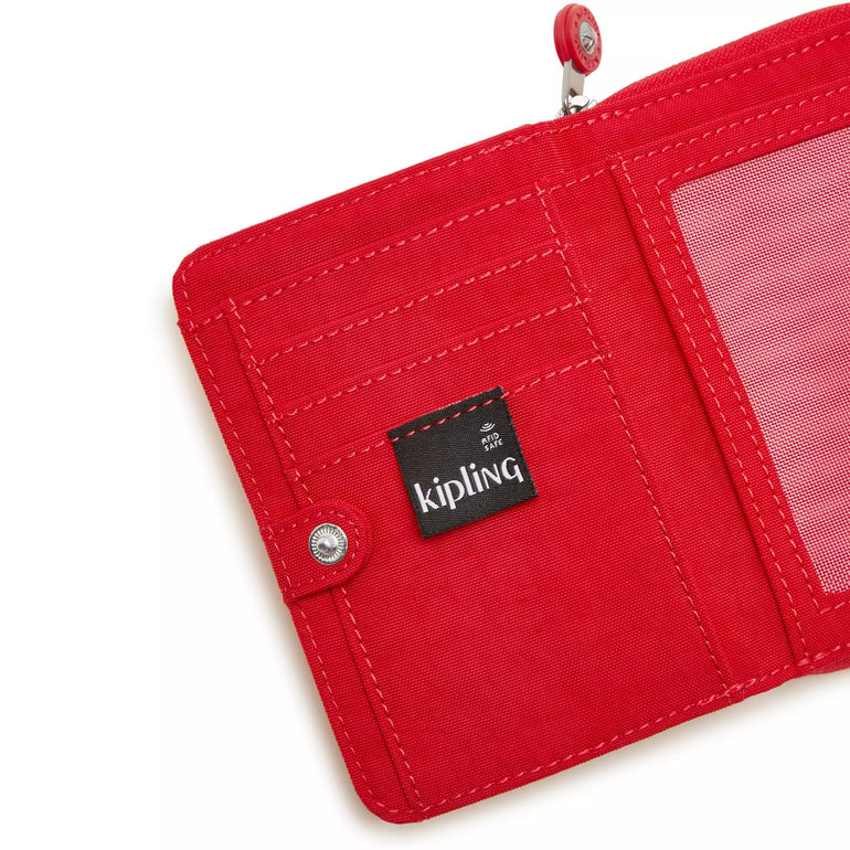 Kipling Money Love Petit Portefeuille RFID - Rouge