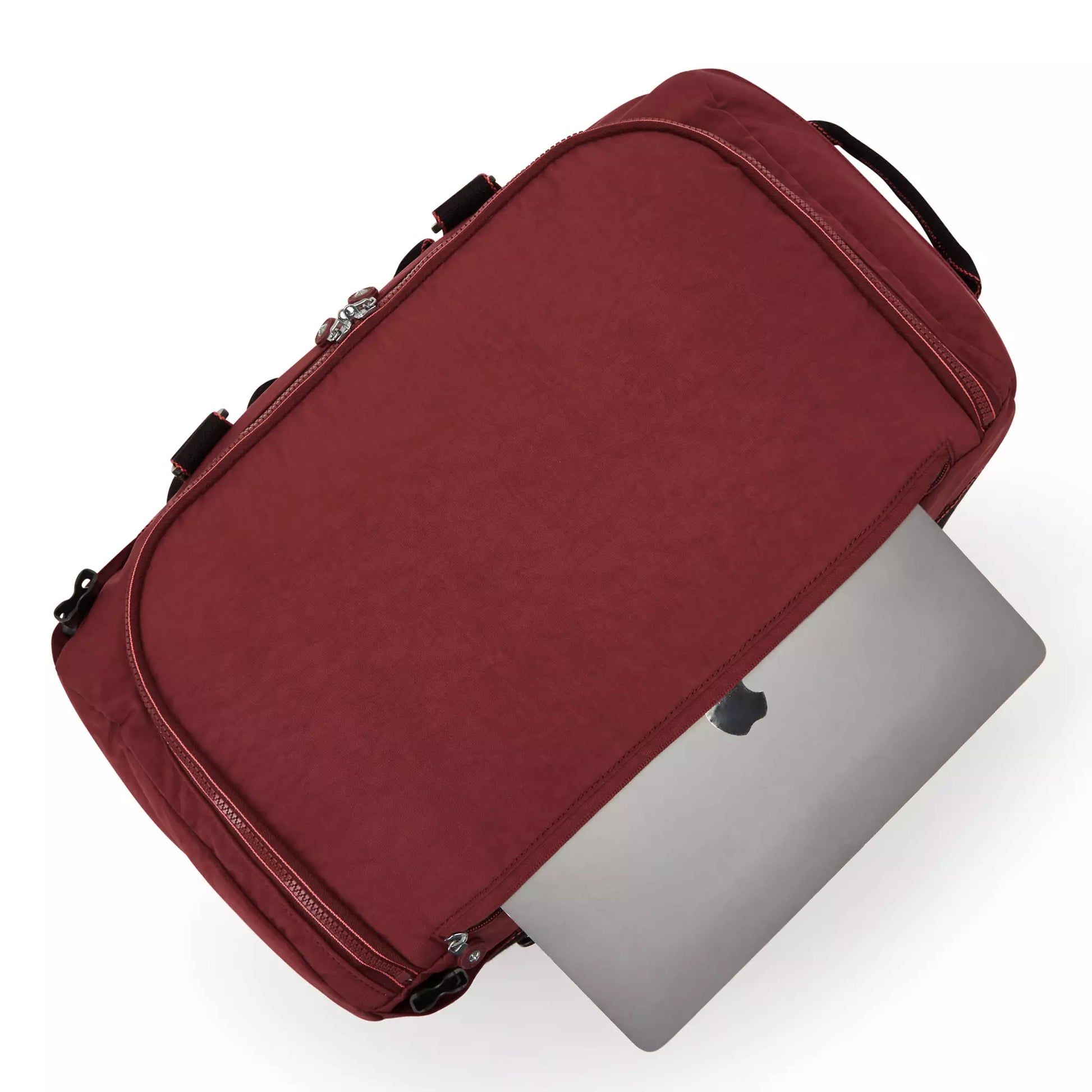 Kipling Jonis Small Laptop Duffle Backpack - Flaring Rust