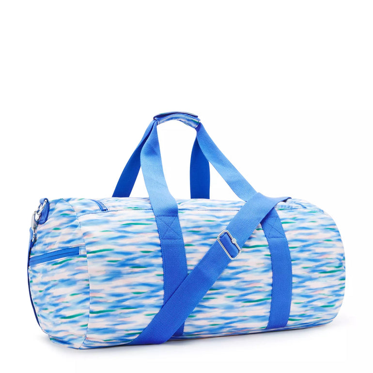 Kipling Argus Medium Printed Duffle Bag - Diluted Blue