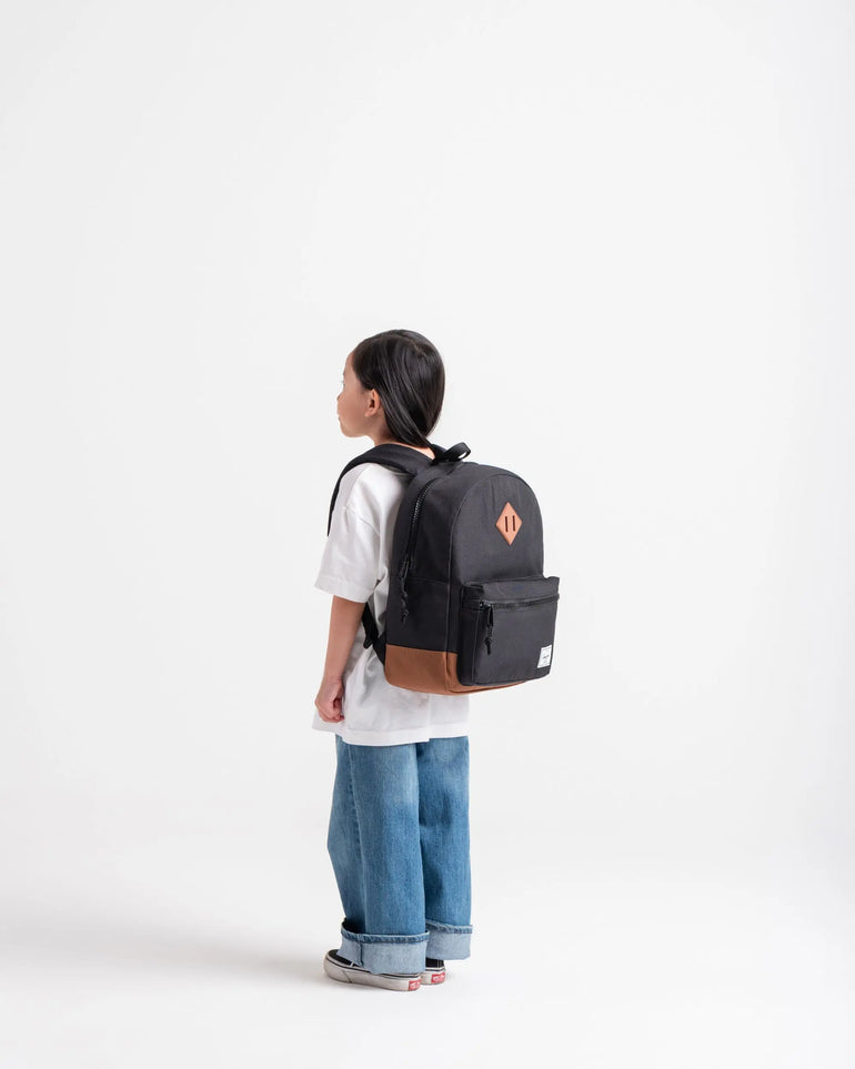 Herschel Heritage Kids Backpack - Stencil Checker Opera Mauve