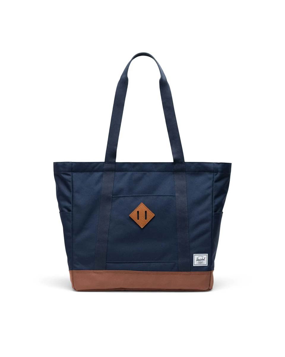 Herschel Heritage Tote - Navy/Saddle Brown