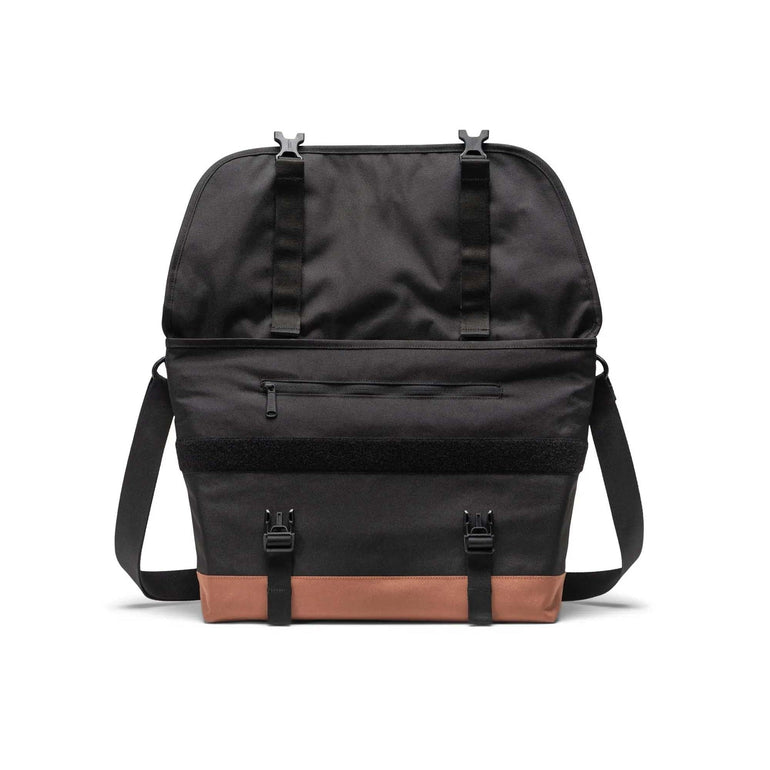 Herschel Cove Sac messager - Black/Saddle Brown