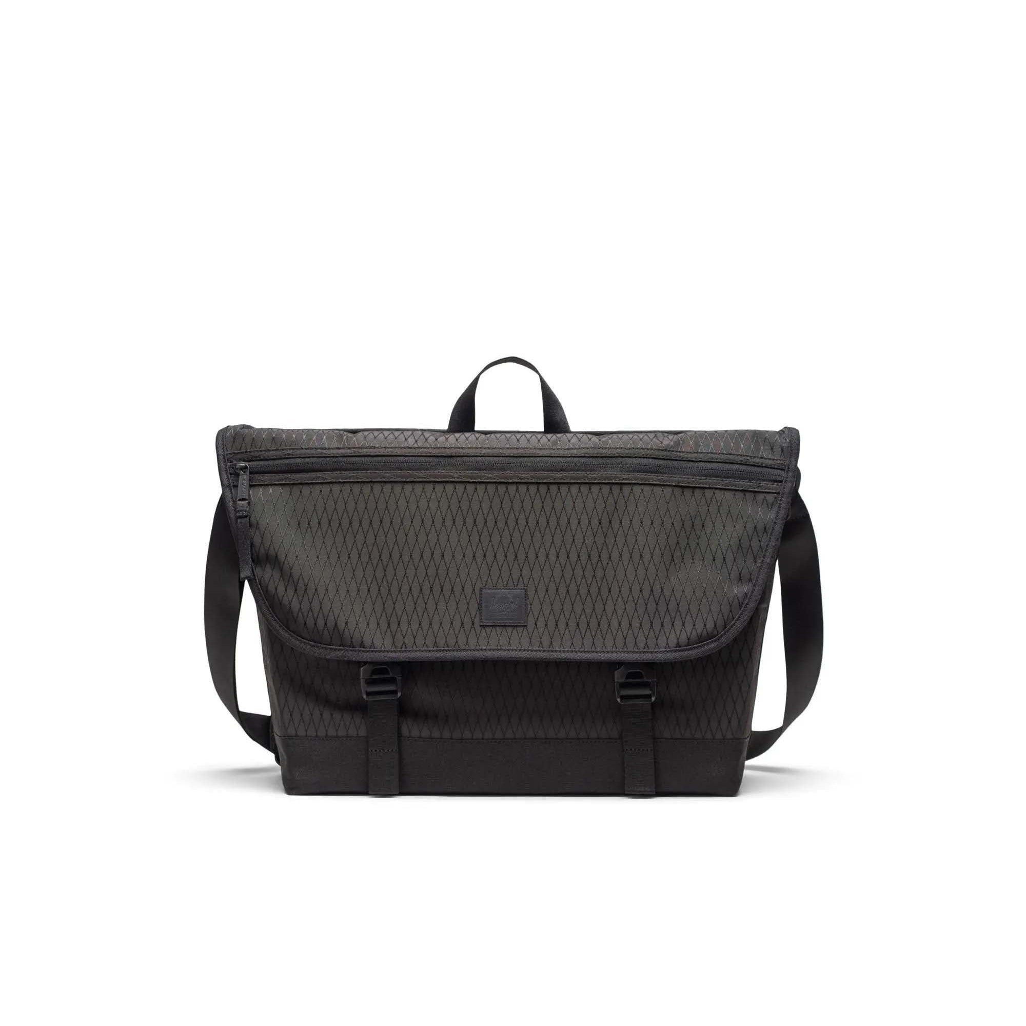 Herschel Cove Sac messager - Black Diamond/Black