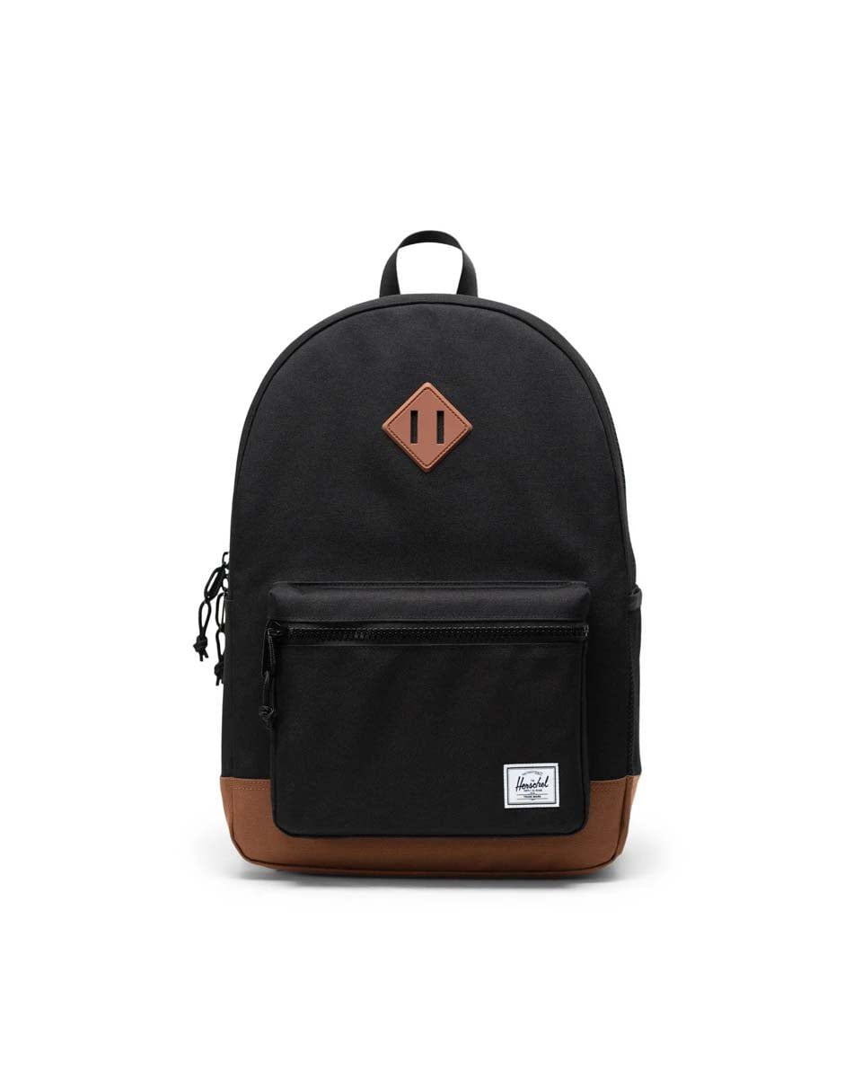 Herschel Heritage Youth Backpack - Black/Saddle Brown