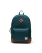 Herschel Heritage Youth Backpack - Dark Sea/Saddle Brown