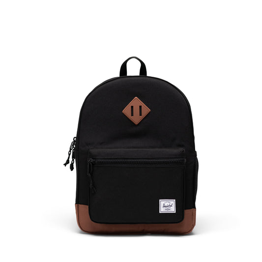 Herschel Heritage Kids Backpack - Black/Saddle Brown