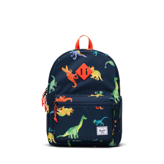 Herschel Heritage Kids Backpack - Watercolour Dinos Darkest Navy