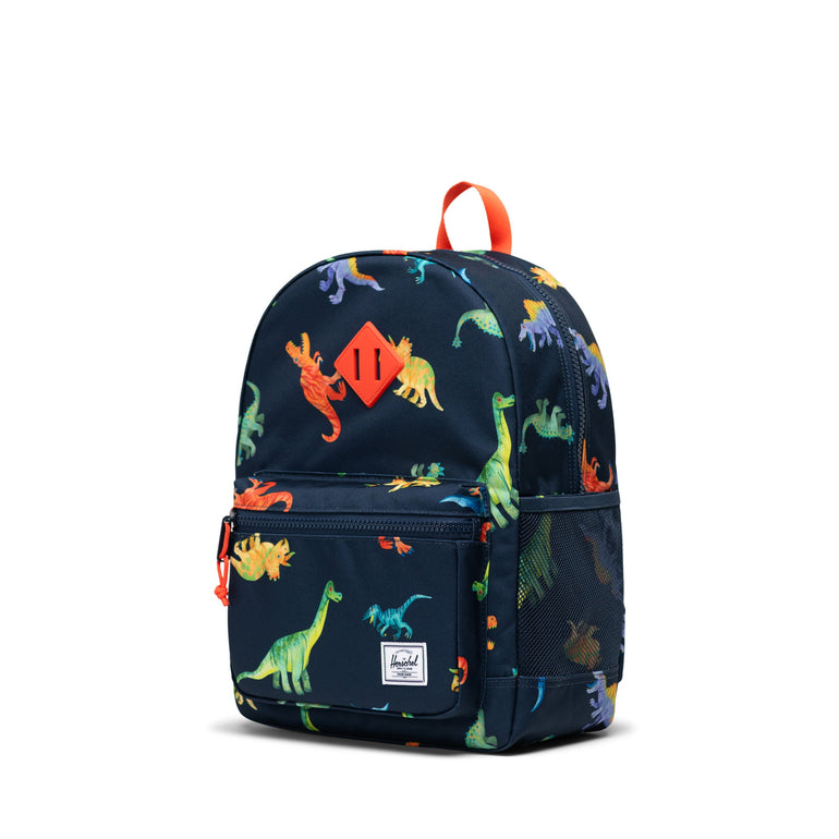 Herschel Heritage Kids Backpack - Watercolour Dinos Darkest Navy