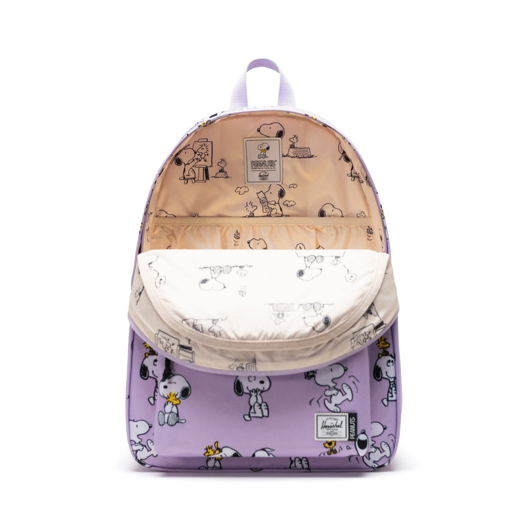 Herschel Peanuts Herschel Classic XL Backpack - Snoopy and Woodstock Pastel Lilac