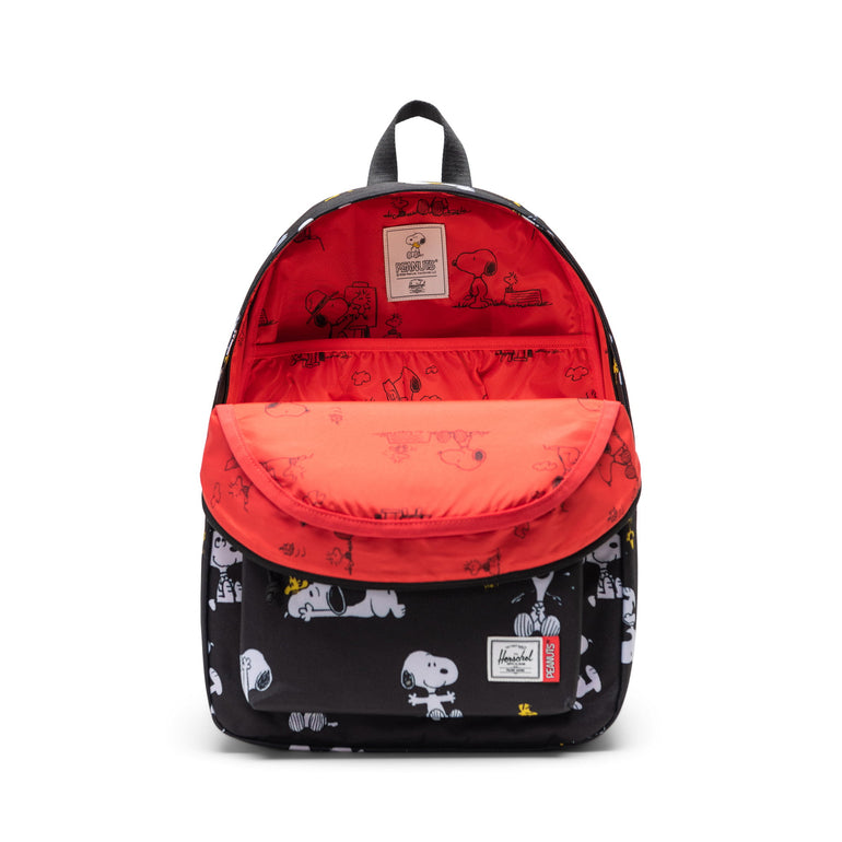 Herschel Peanuts Herschel Classic Backpack - Snoopy and Woodstock Black