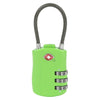 Travelon TSA Accepted Cable Lock - Neon Green