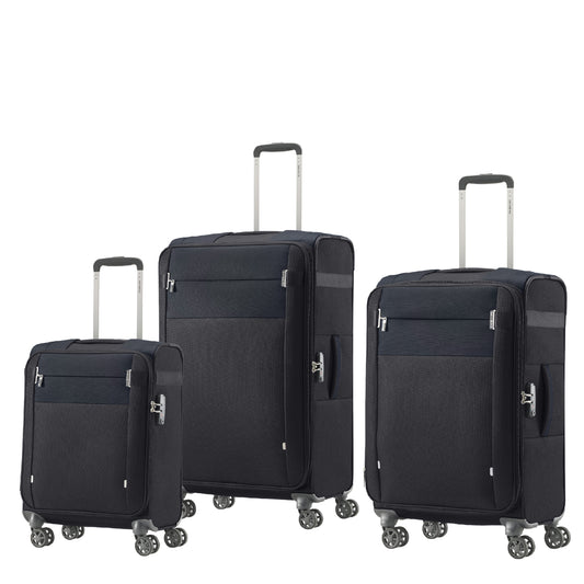 Samsonite Rhapsody Superlite Ensemble de 3 valises à roulettes pivotantes