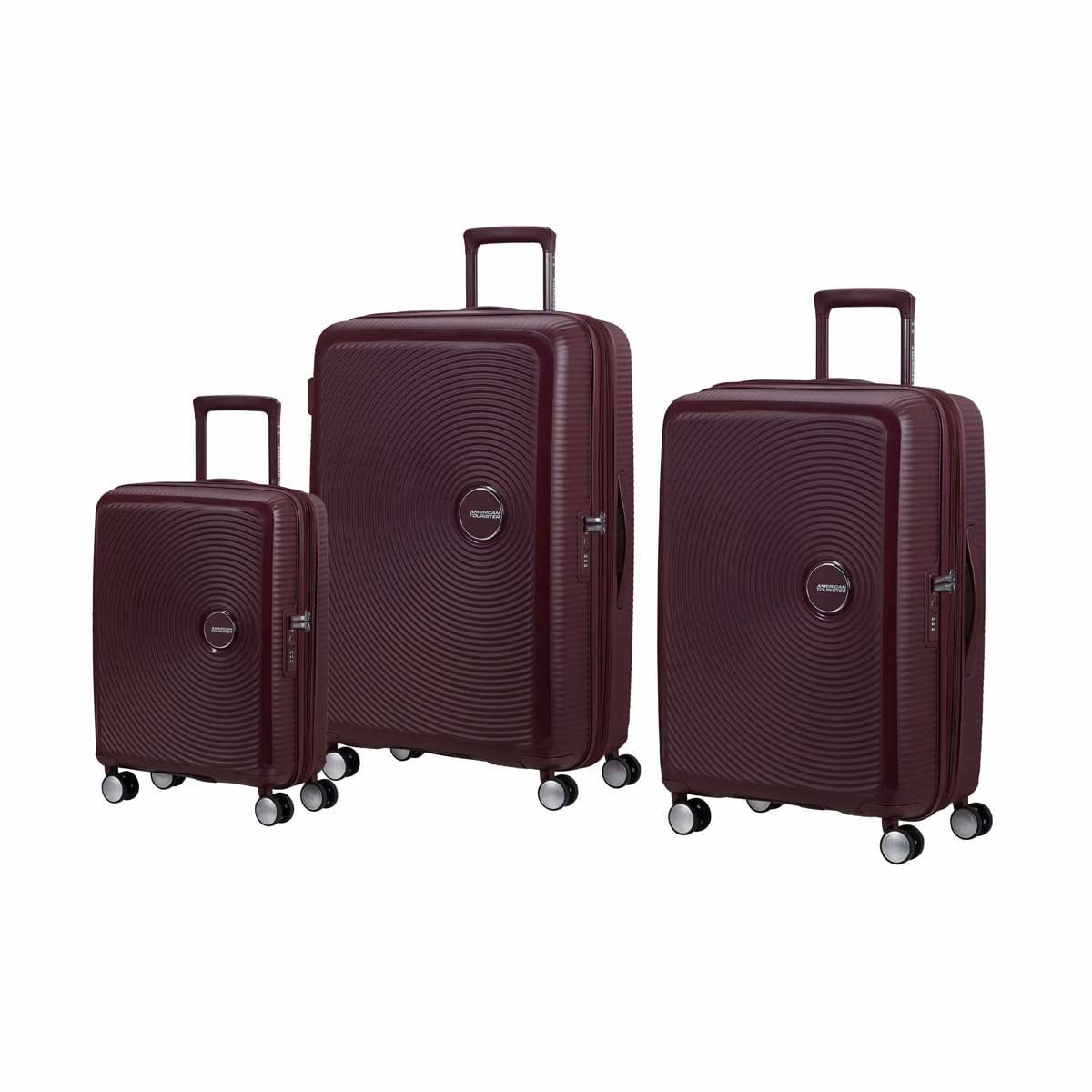 American Tourister Curio 3 Piece Nested Spinner Expandable Set