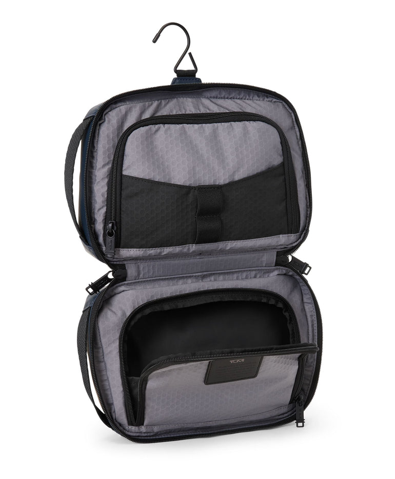 Tumi Alpha Bravo Response Travel Kit - Navy Coated Canvas