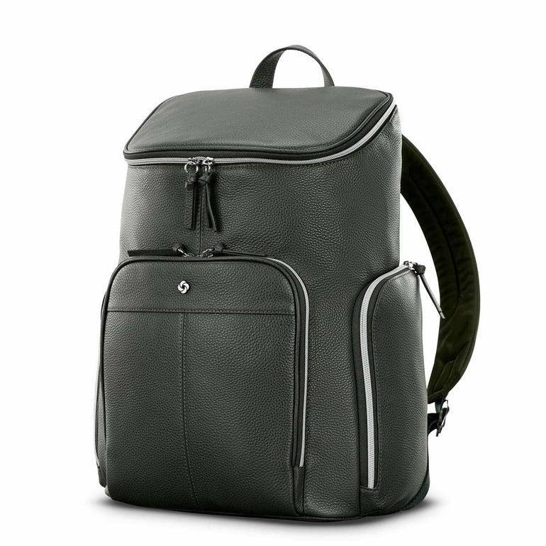 Samsonite Mobile Solution 2 Leather Deluxe Backpack