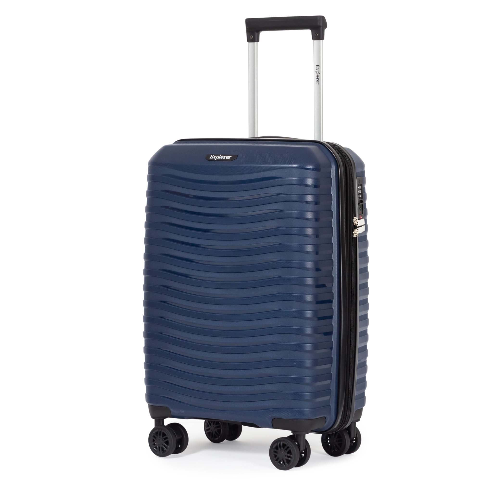 Explorer Wave Carry-On Expandable Spinner Luggage