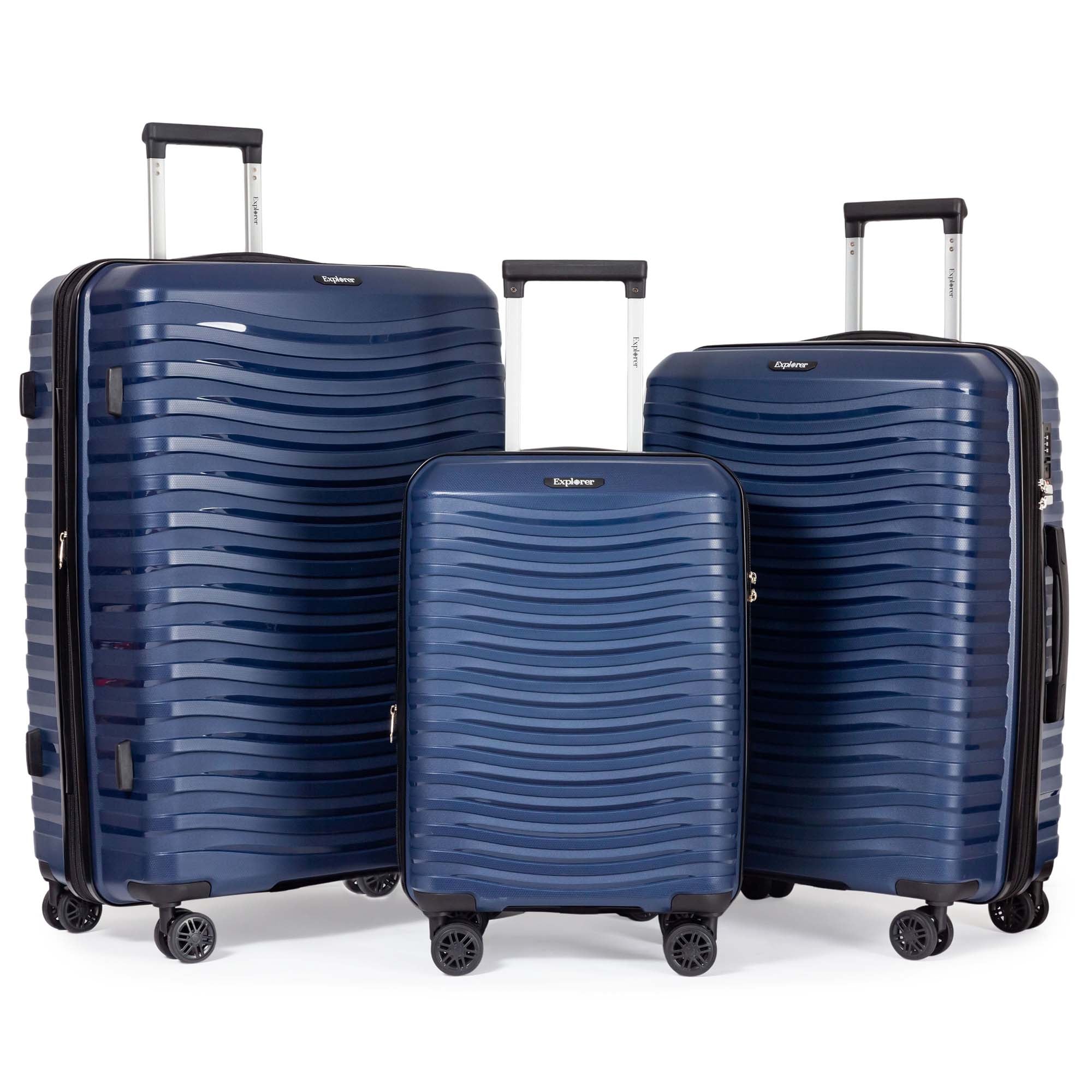Explorer Wave 3-Piece Expandable Luggage Set