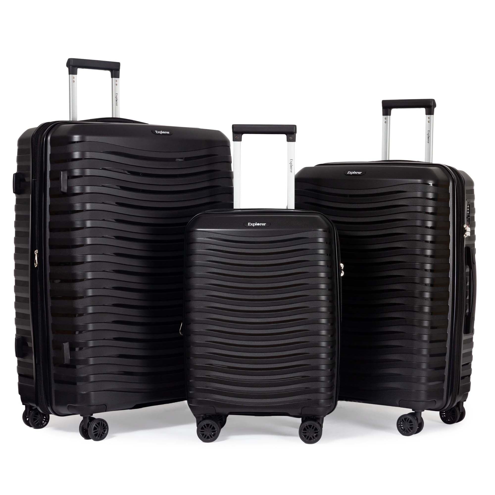 Explorer Wave 3-Piece Expandable Luggage Set
