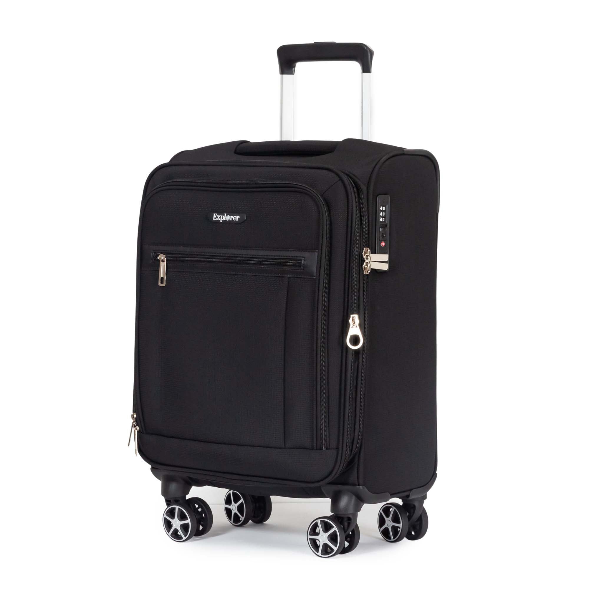 Explorer Onyx Carry-On Expandable Spinner Luggage