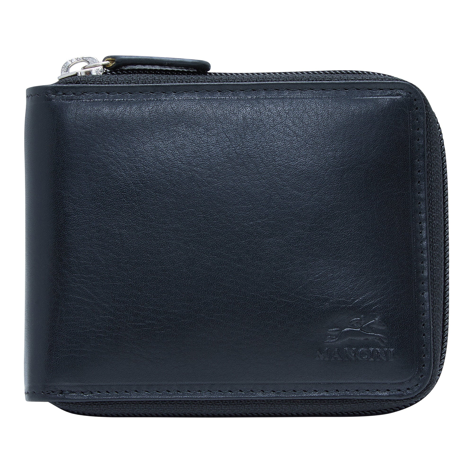 Mancini BOULDER Portefeuille pour hommes avec fermeture éclair sécurisée et passcase amovible, doté de la technologie RFID pour la sécurité des cartes