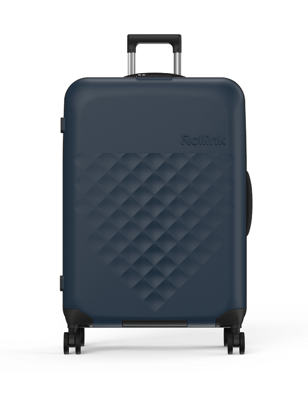 Rollink Flex 360° Large Checked 4 Wheel Collapsible Luggage