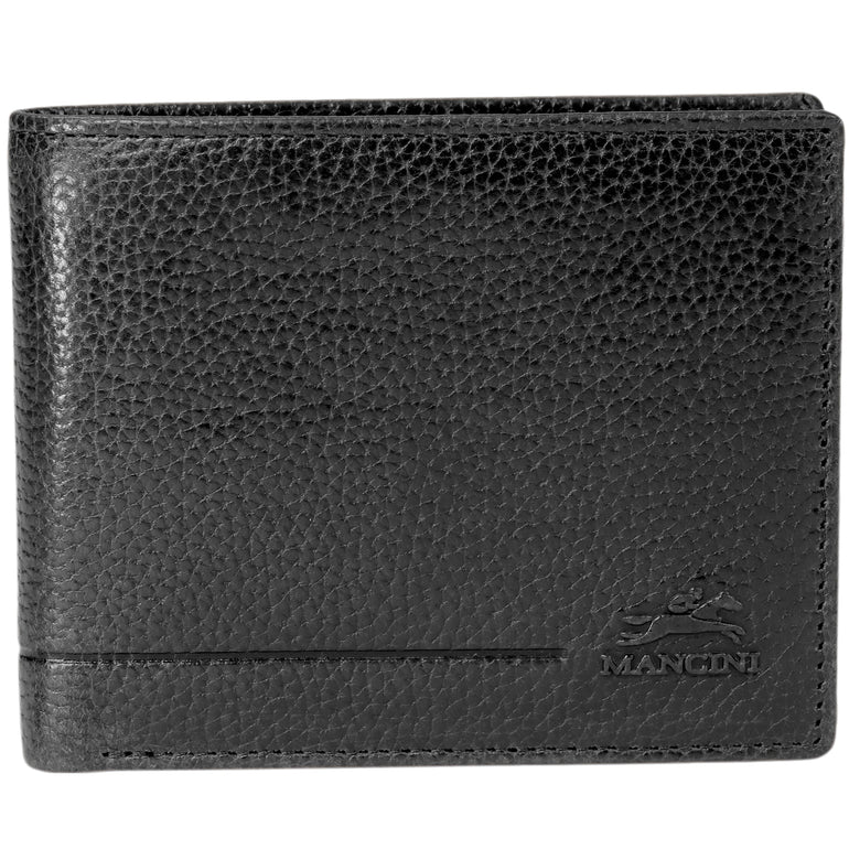 Mancini Fifth Avenue RFID Secure Center Wing Billfold