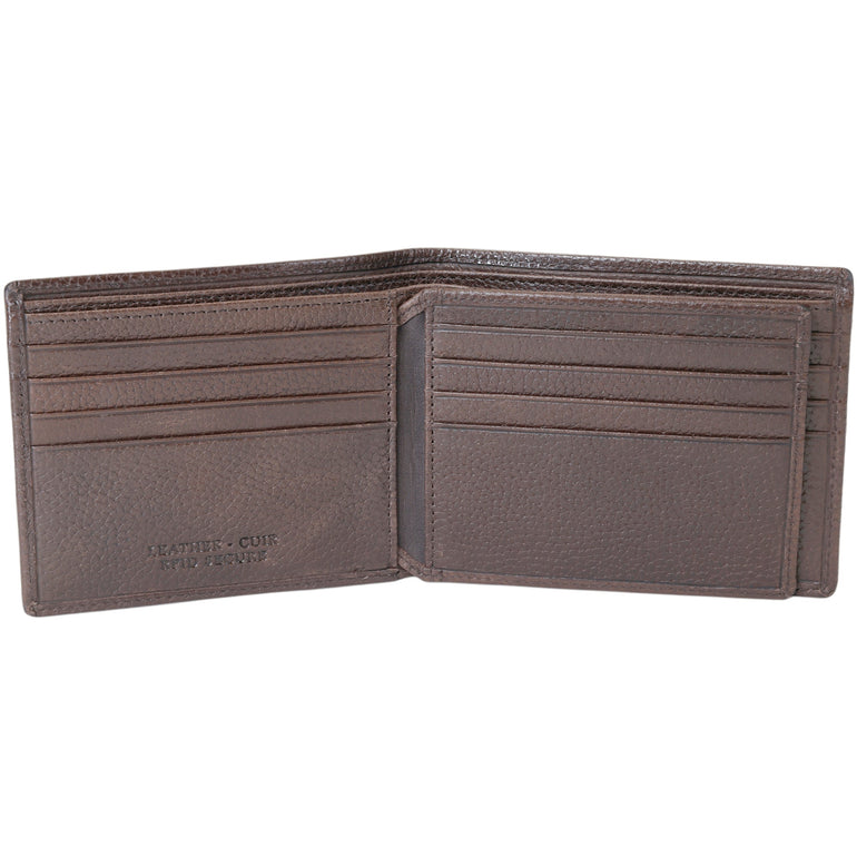 Mancini Fifth Avenue RFID Secure Center Wing Billfold