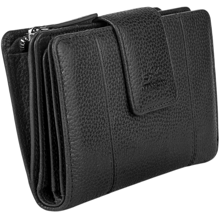 Mancini Fifth Avenue RFID Secure Medium Clutch Wallet