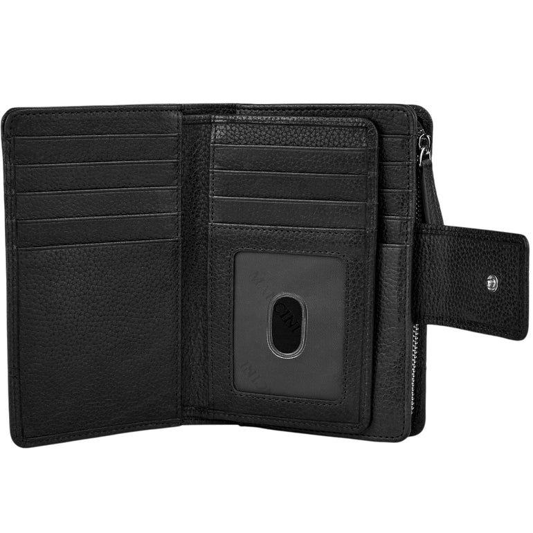 Mancini Fifth Avenue RFID Secure Medium Clutch Wallet