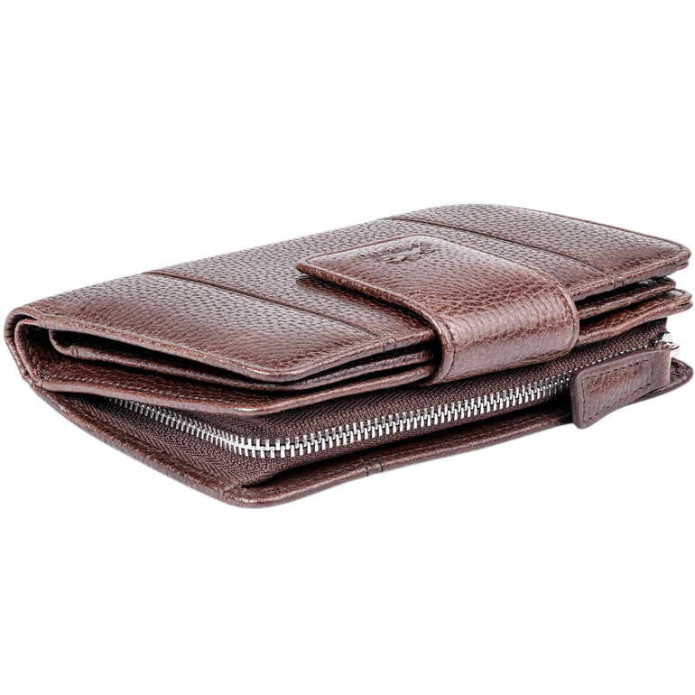 Mancini Fifth Avenue RFID Secure Medium Clutch Wallet