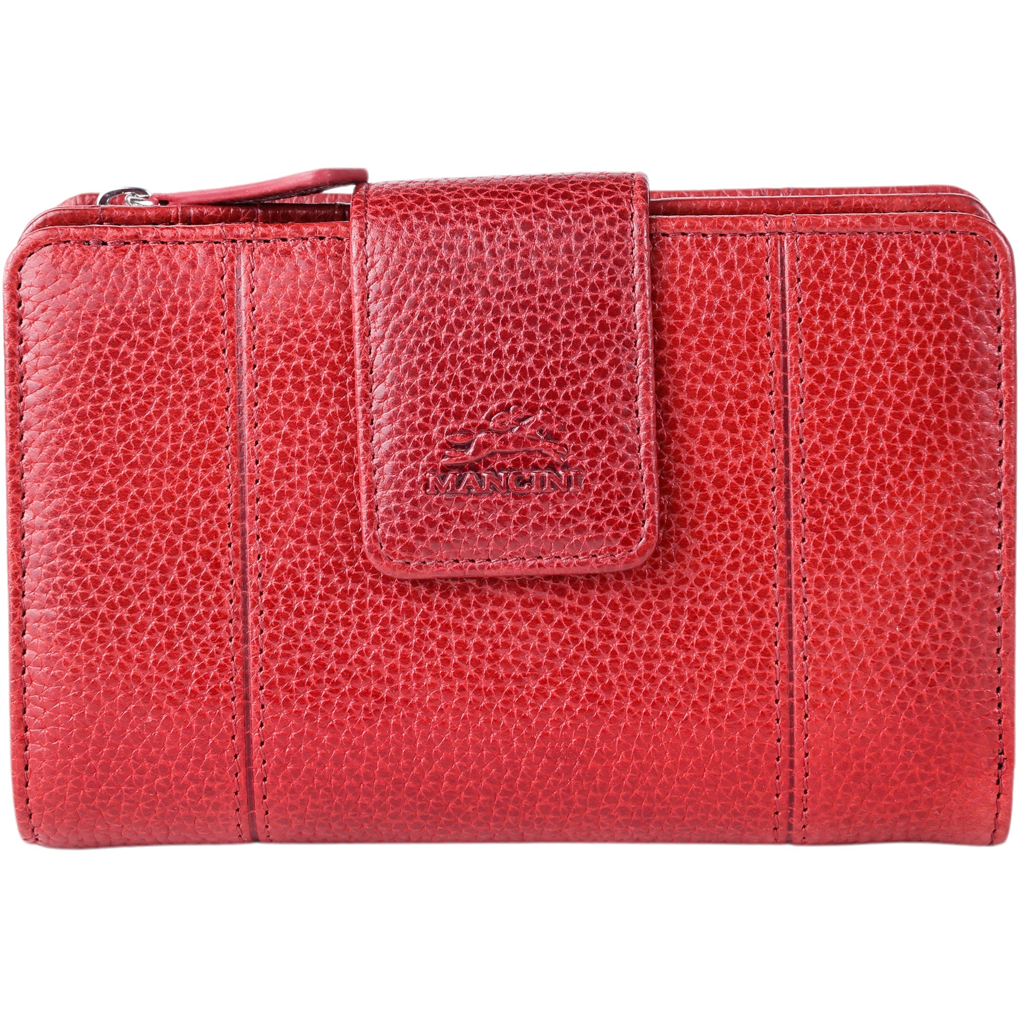 Mancini Fifth Avenue RFID Secure Medium Clutch Wallet