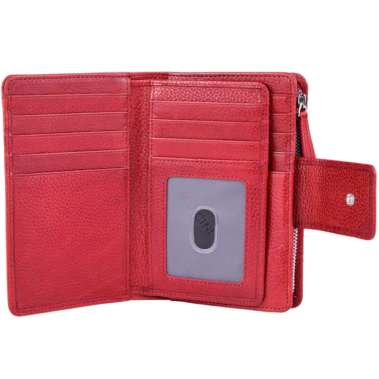 Mancini Fifth Avenue RFID Secure Medium Clutch Wallet