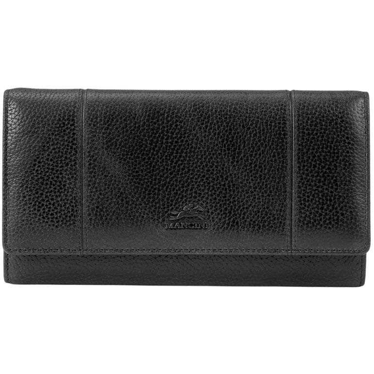 Mancini Fifth Avenue RFID Secure Trifold Wallet
