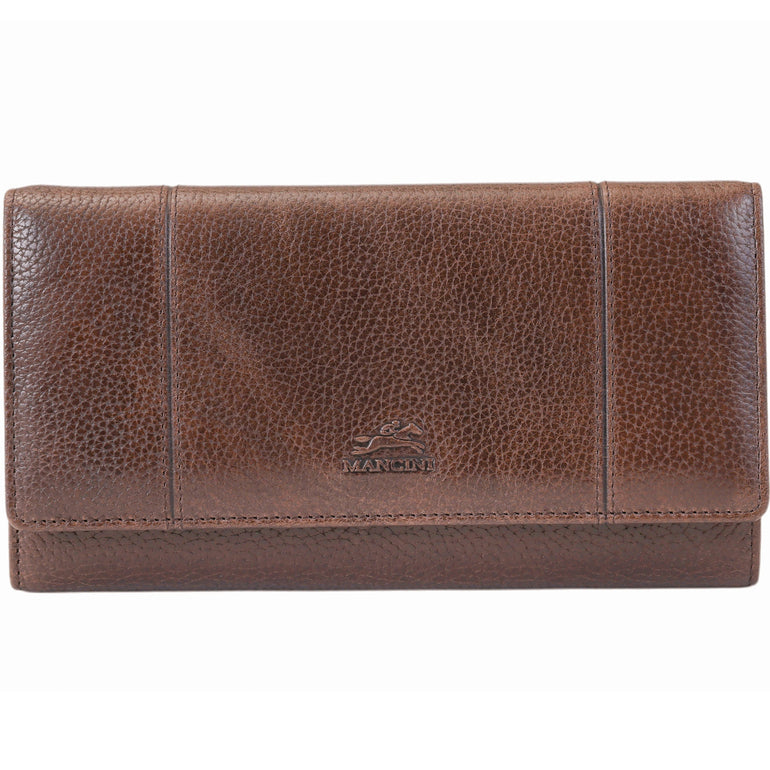 Mancini Fifth Avenue RFID Secure Trifold Wallet