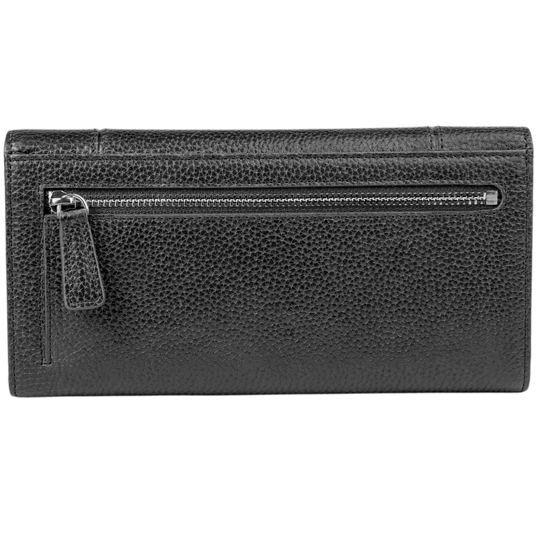 Mancini Fifth Avenue RFID Secure Quad Fold Wallet
