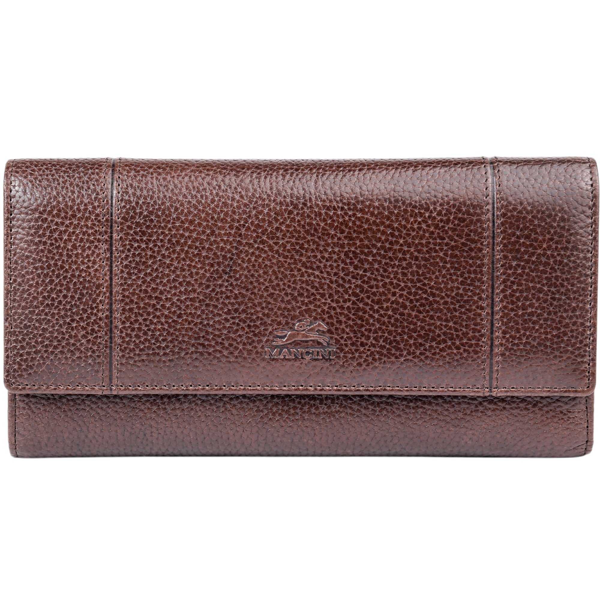 Mancini Fifth Avenue RFID Secure Quad Fold Wallet