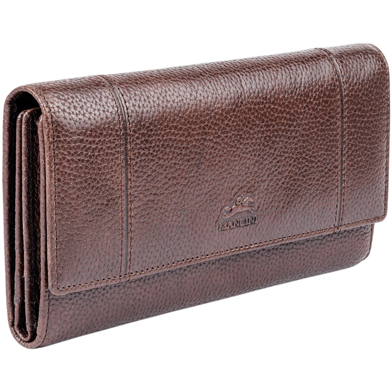 Mancini Fifth Avenue RFID Secure Quad Fold Wallet