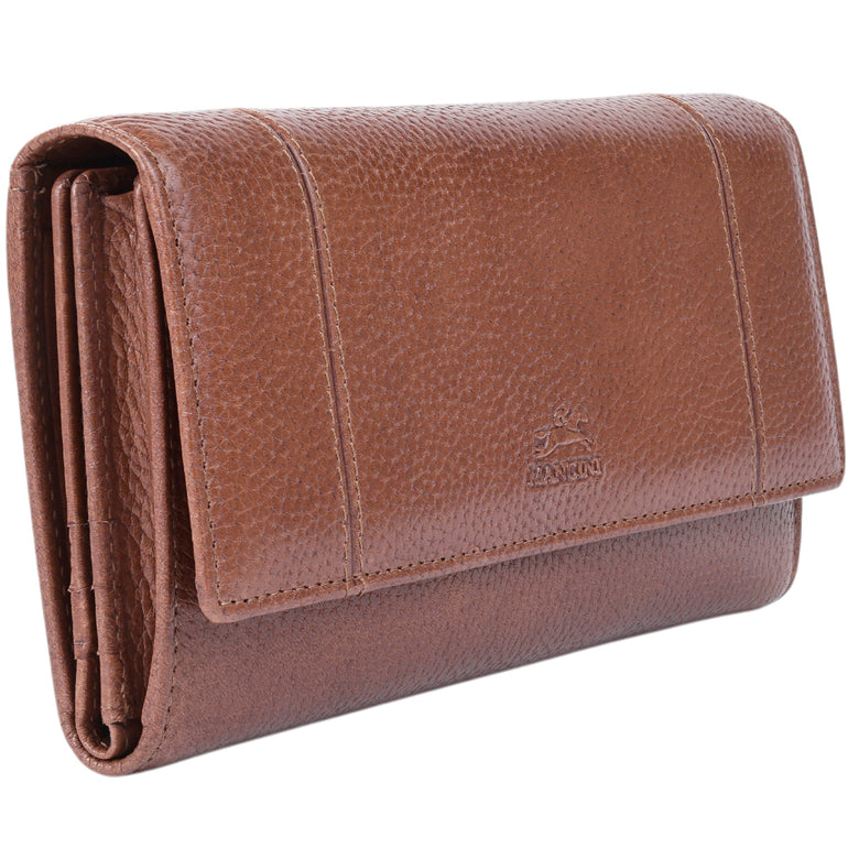 Mancini Fifth Avenue RFID Secure Quad Fold Wallet